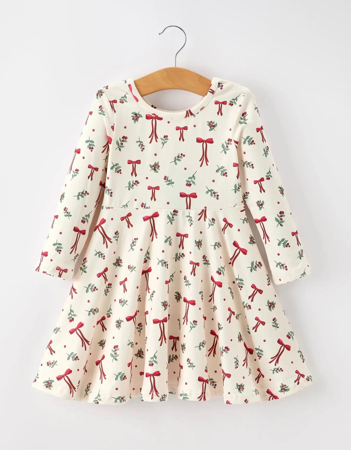 Bow & Berry Twirly Dress