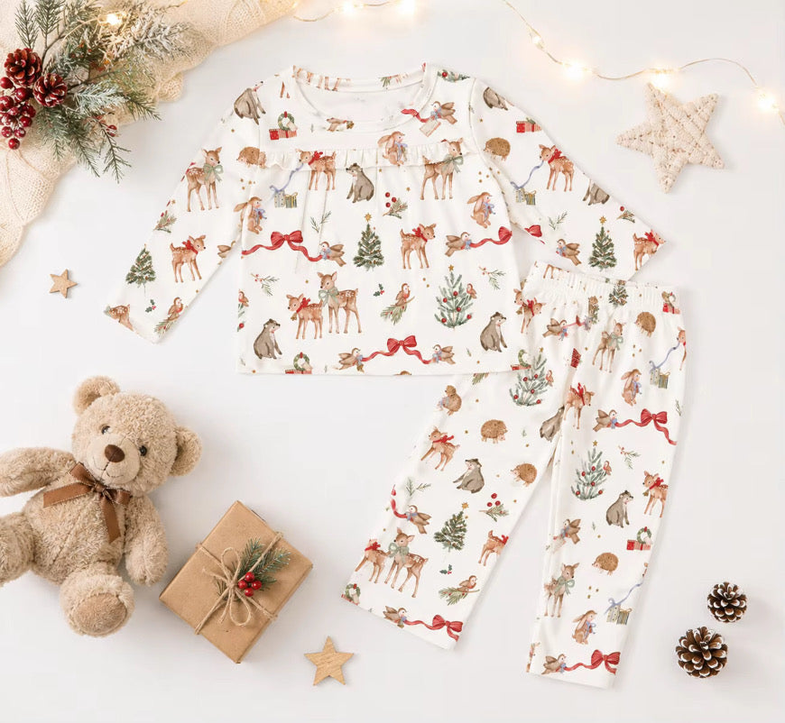 PRE ORDER WINTER WOODLAND PYJAMAS