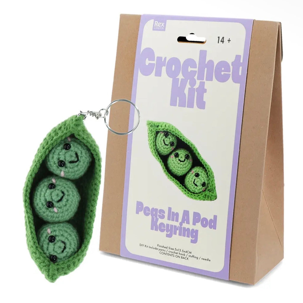 Crochet Keyring PEA POD