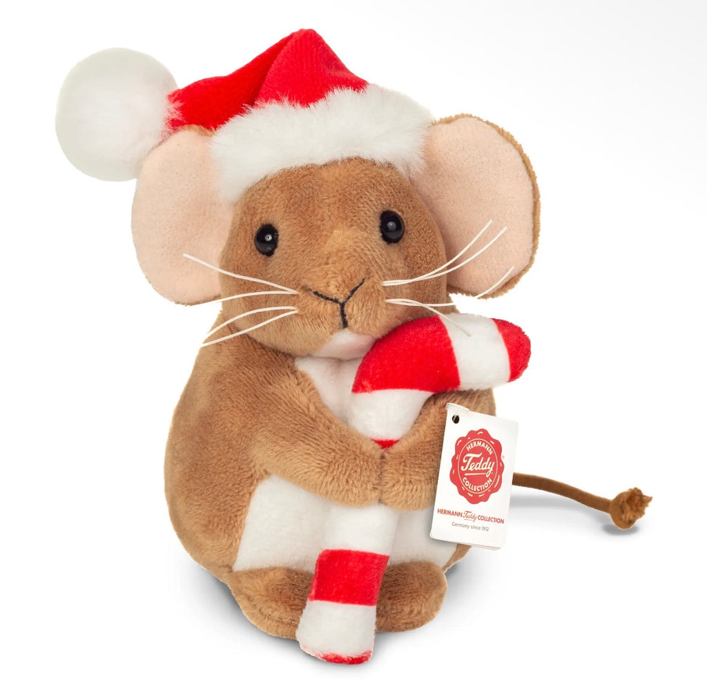Teddy Hermann CHRISTMAS MOUSE CANDY CANE