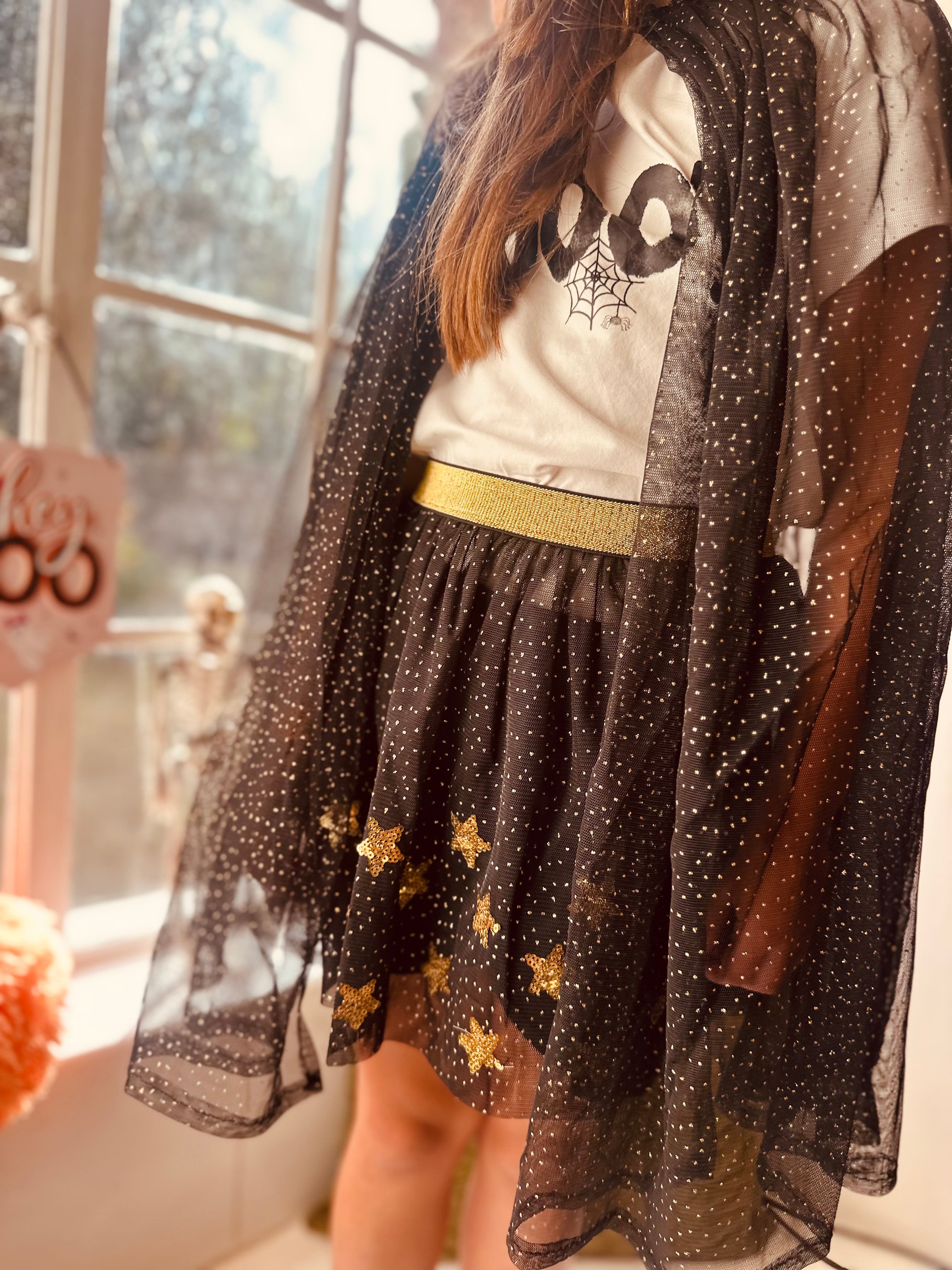 Black star skirt