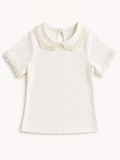 Lace Collar T-shirt