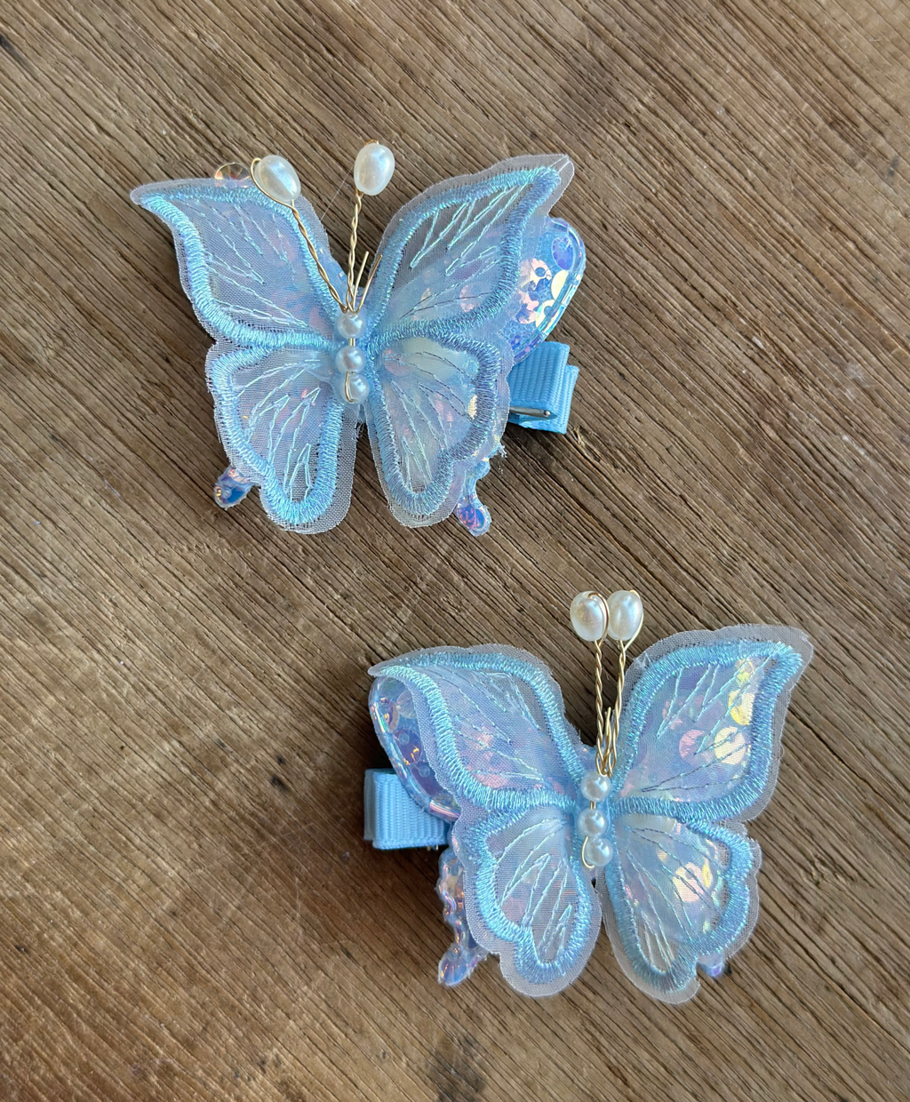 Butterfly clips (pair)