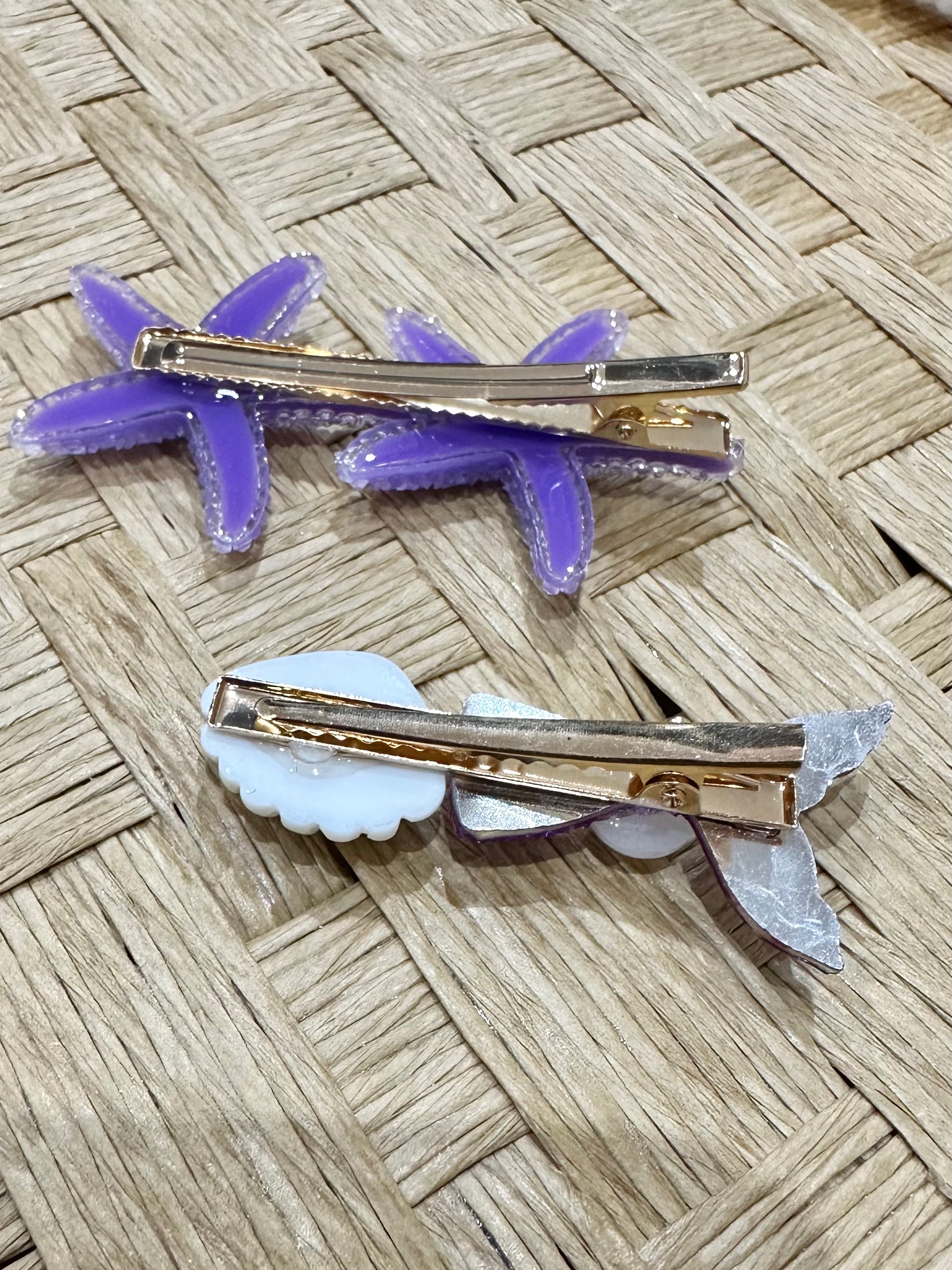 Under the Sea Mermaid Hair Clip Set