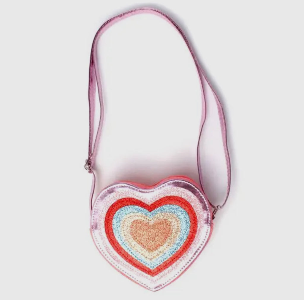 Heart Glitter Bag