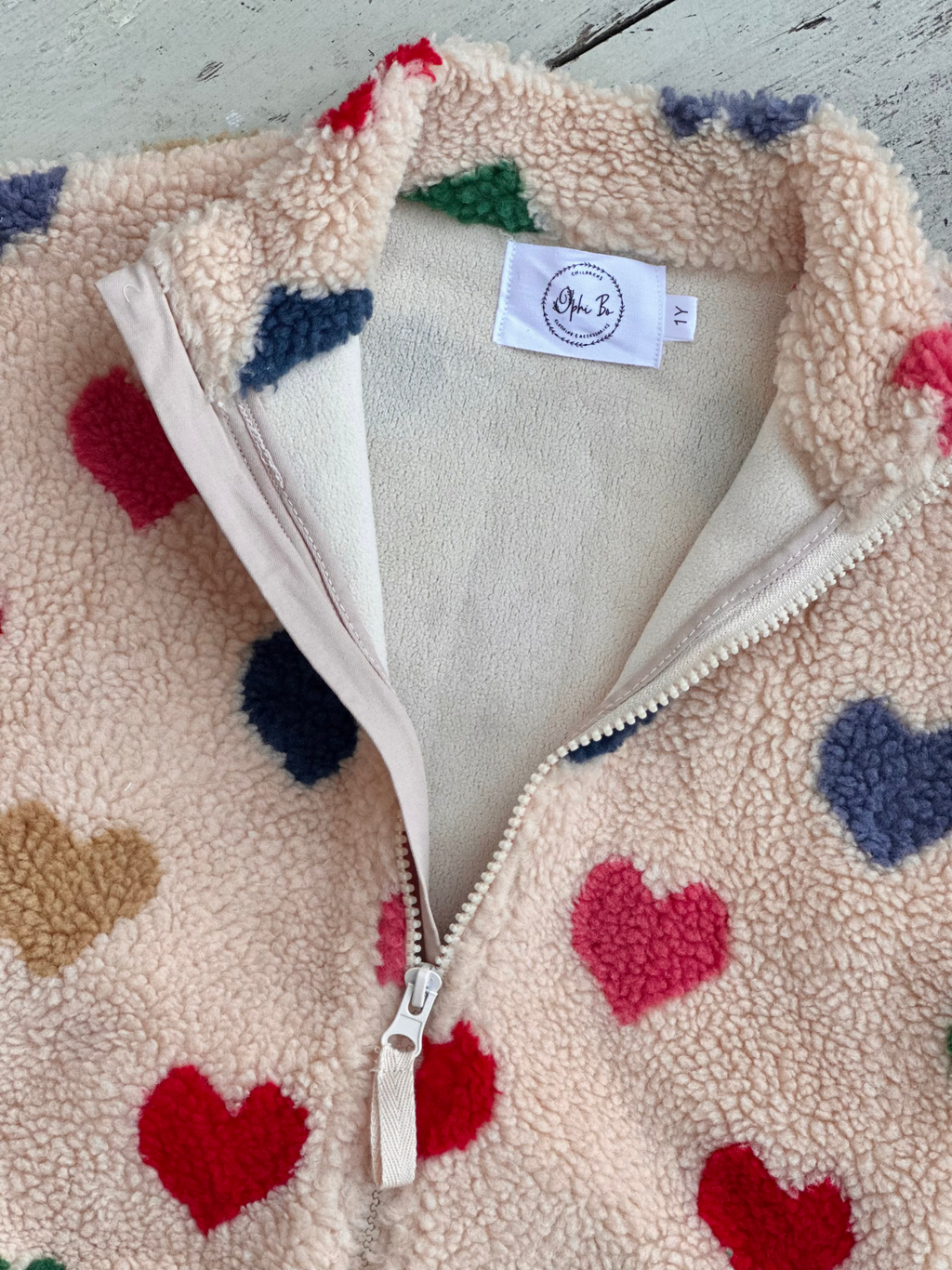 Multi Heart Fleece