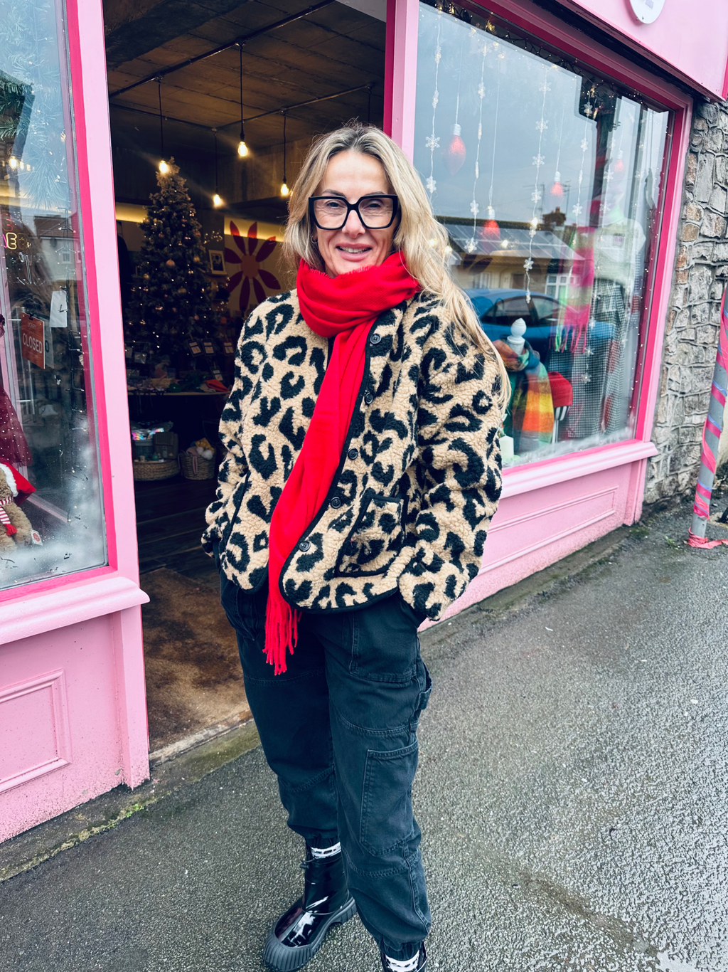 Leopard fleece (mummy & me)