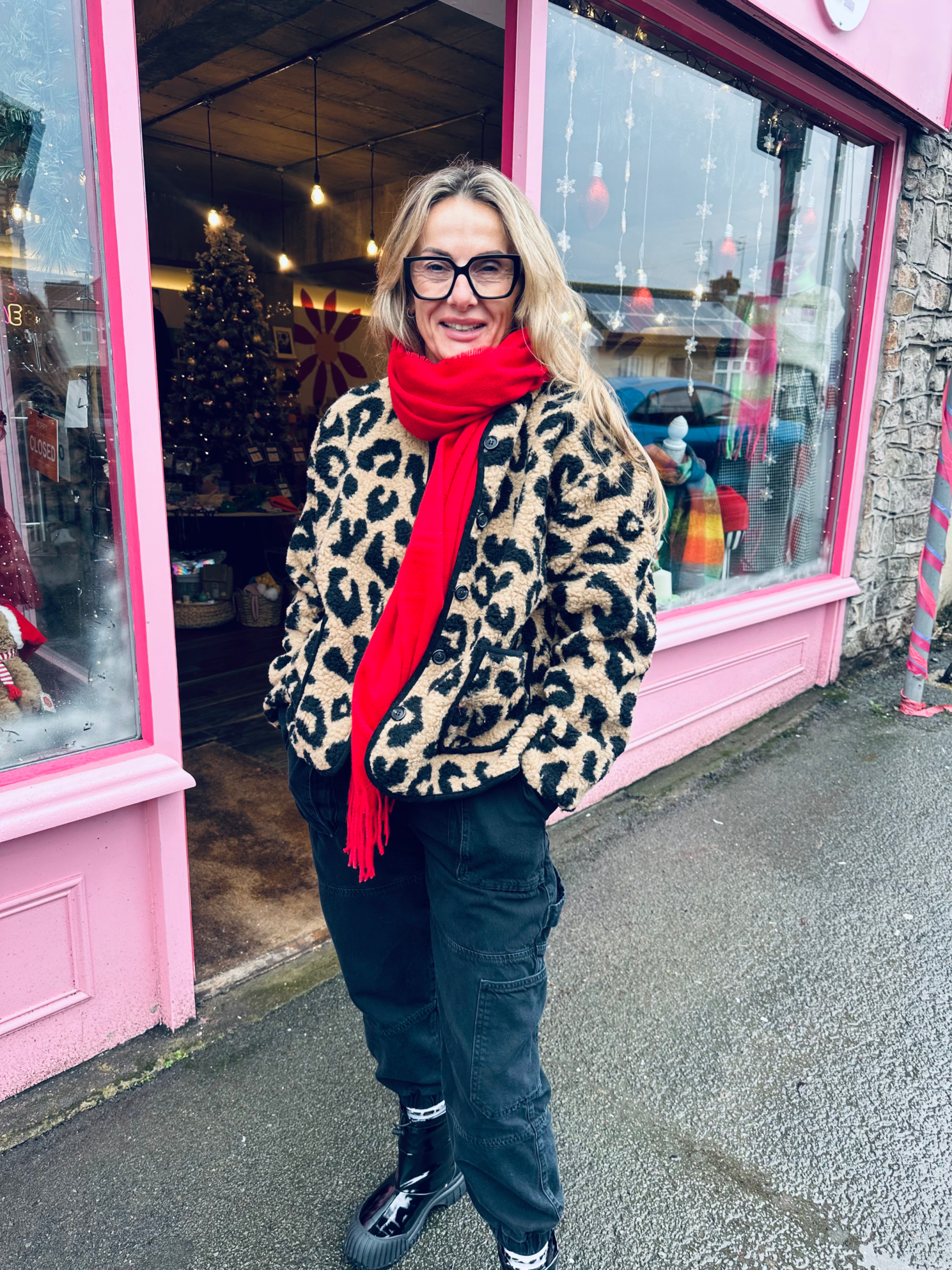 Leopard fleece (mummy & me)