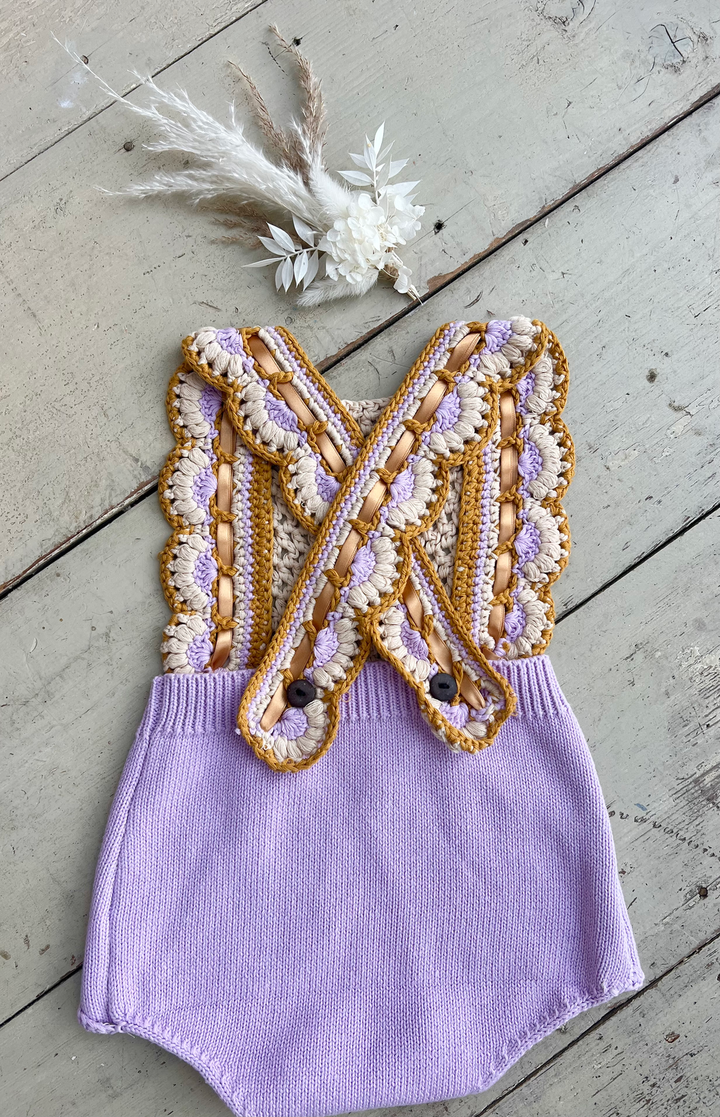 Wildling crochet romper