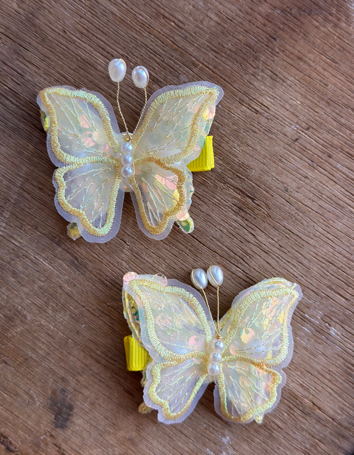 Butterfly clips (pair)