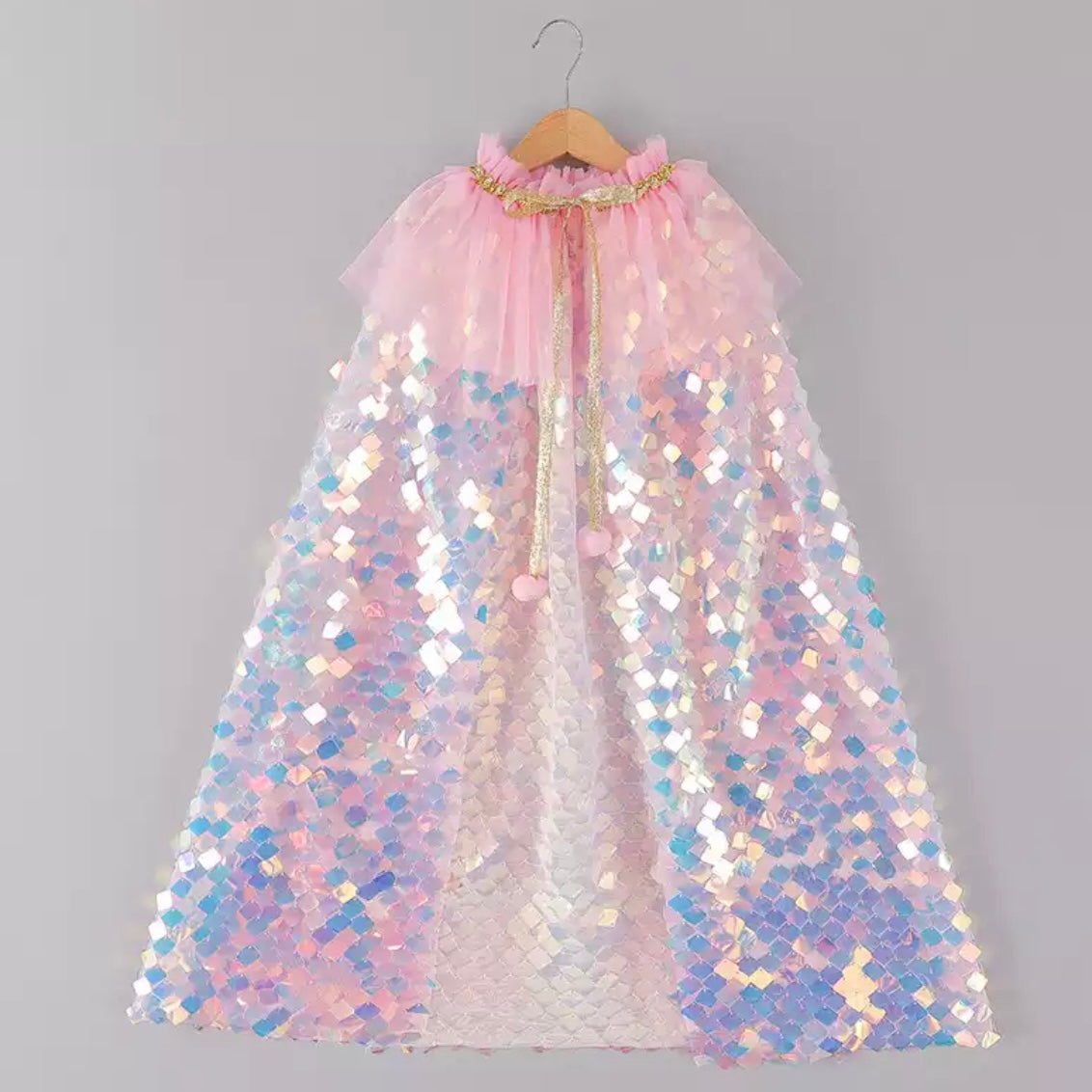 Collar mermaid cape