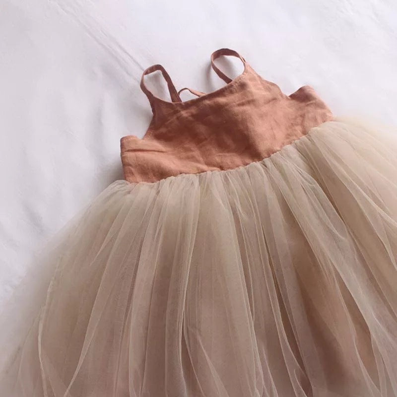 Aurora tutu dress (sage or rust)