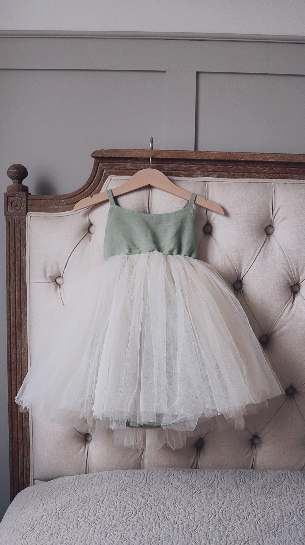 Aurora tutu dress (sage or rust)