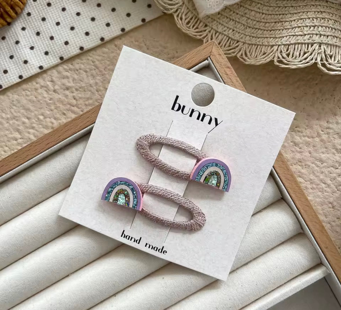 Rainbow snap Clips