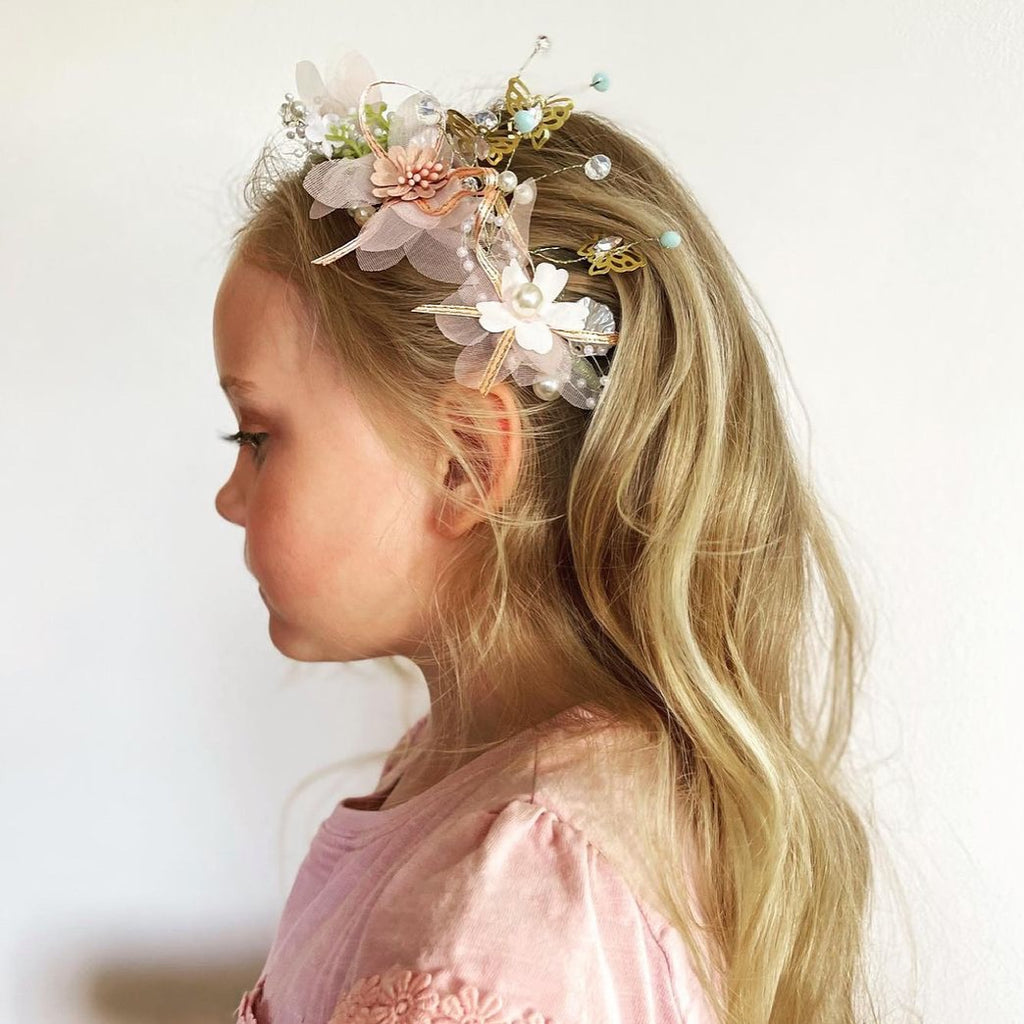 Butterfly flower crown