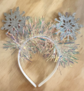Snowflake Tinsel Headband