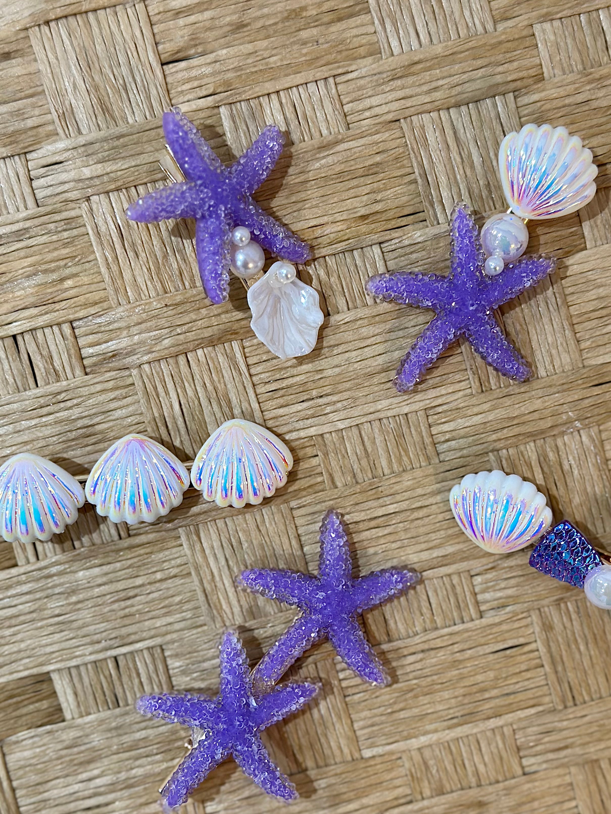 Under the Sea Mermaid Hair Clip Set