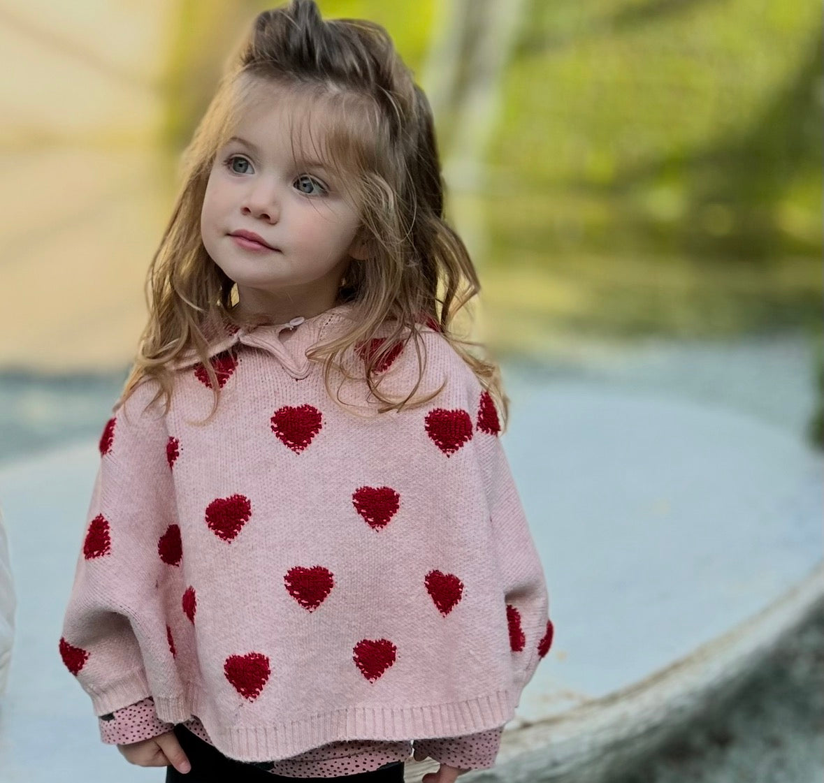 Heart Poncho Jumper