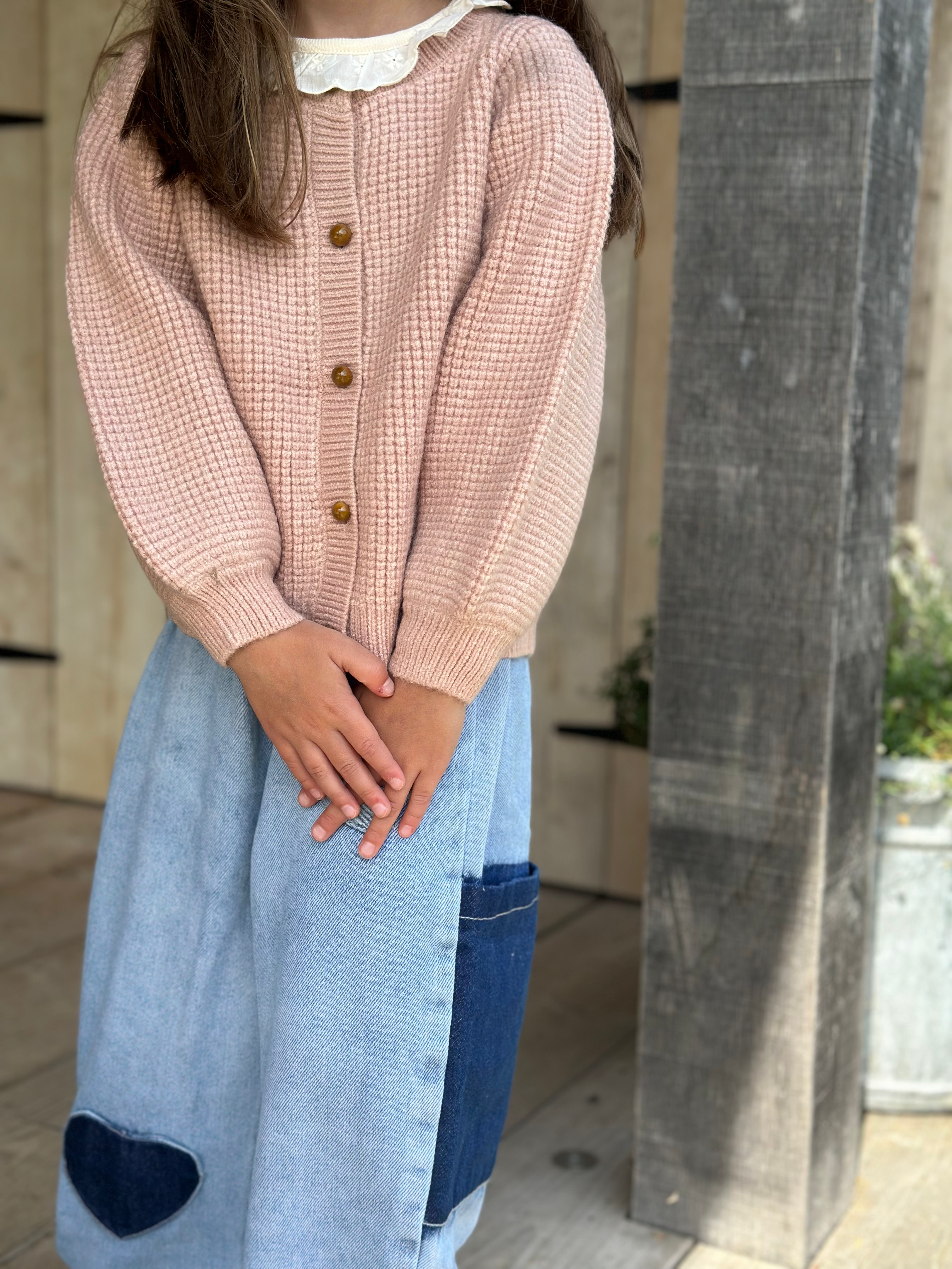 Rosalie Waffle Cardigan