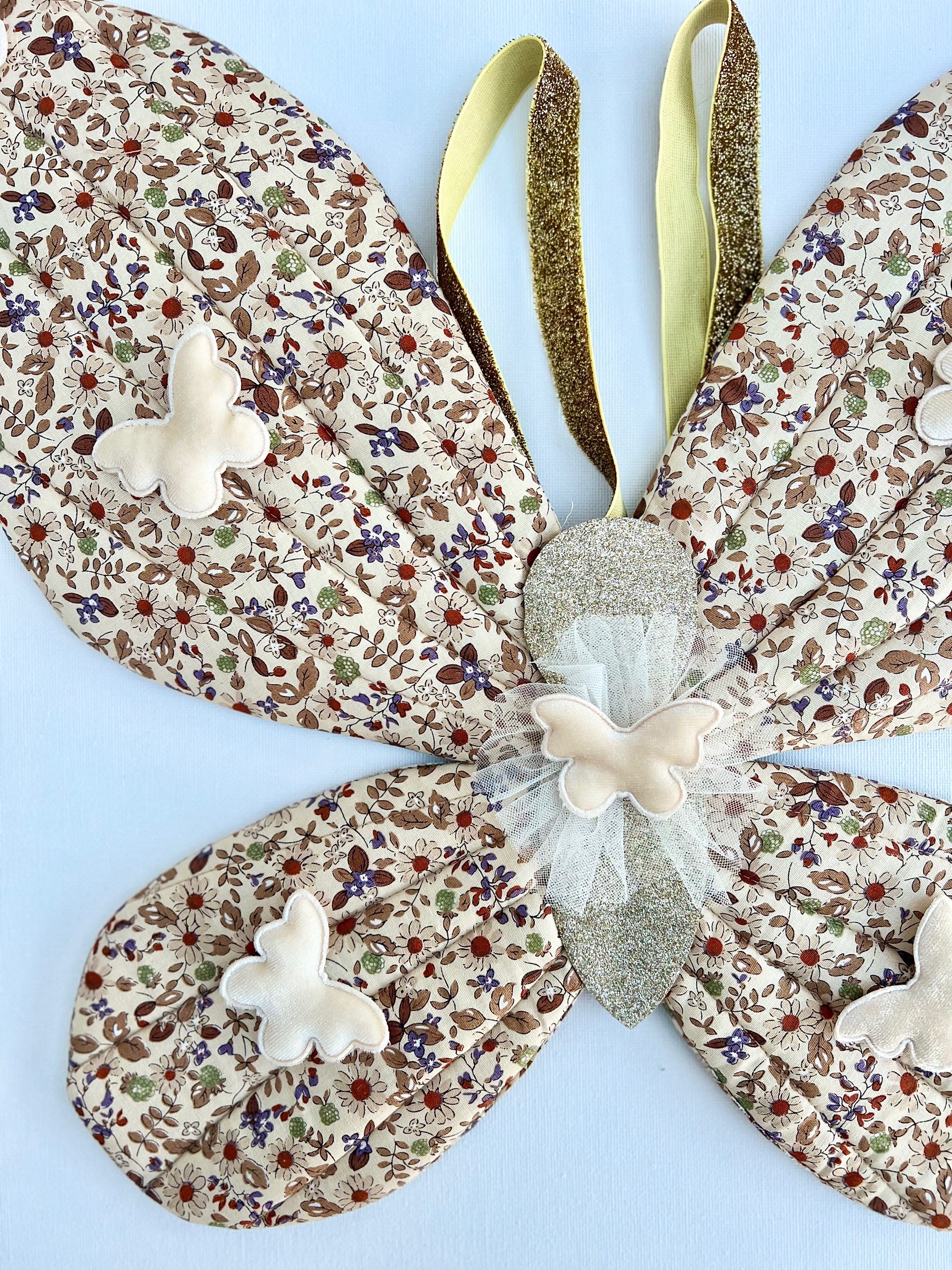Meadow flower butterfly wing