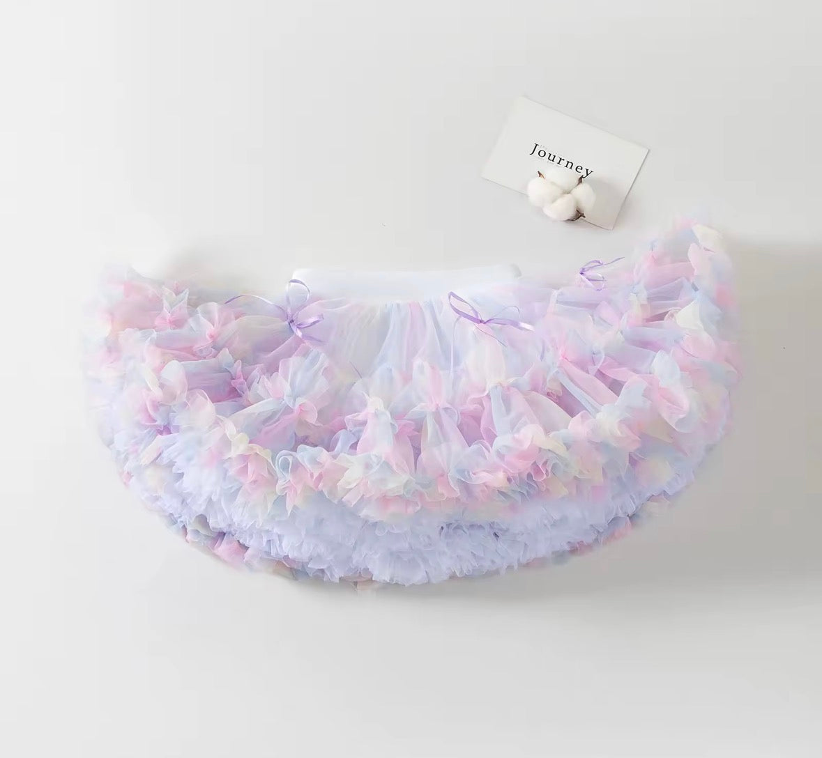 Rainbow Puff Tutu Skirt