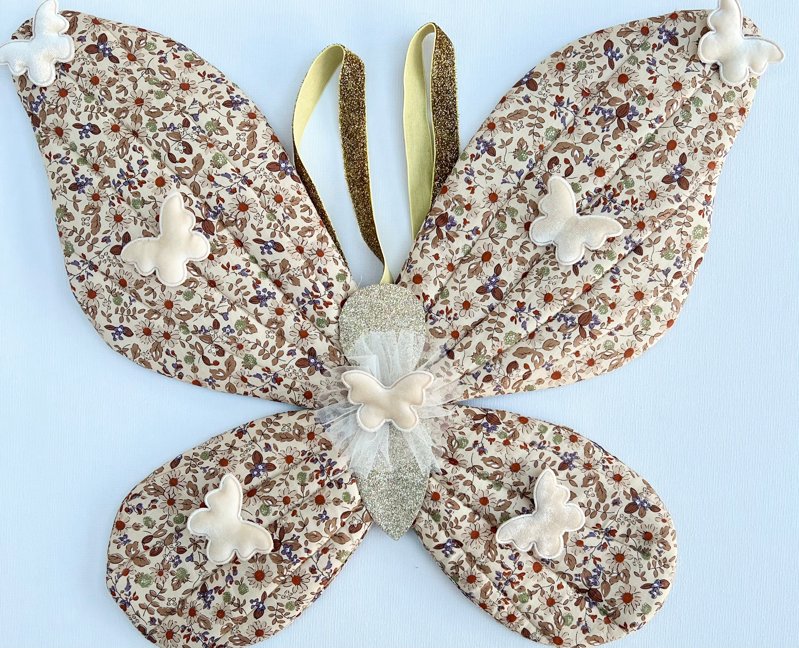 Meadow flower butterfly wing