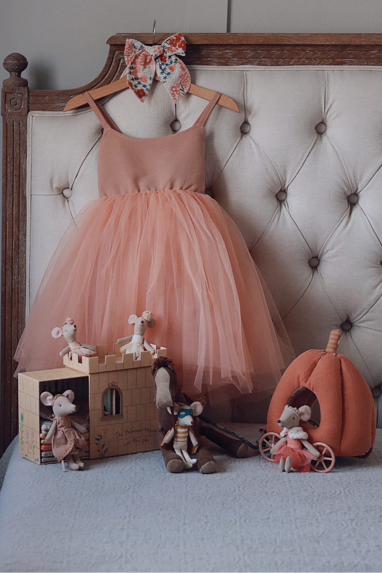 Aurora tutu dress PEACH