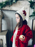 Hygge knitted cardigan BERRY RED