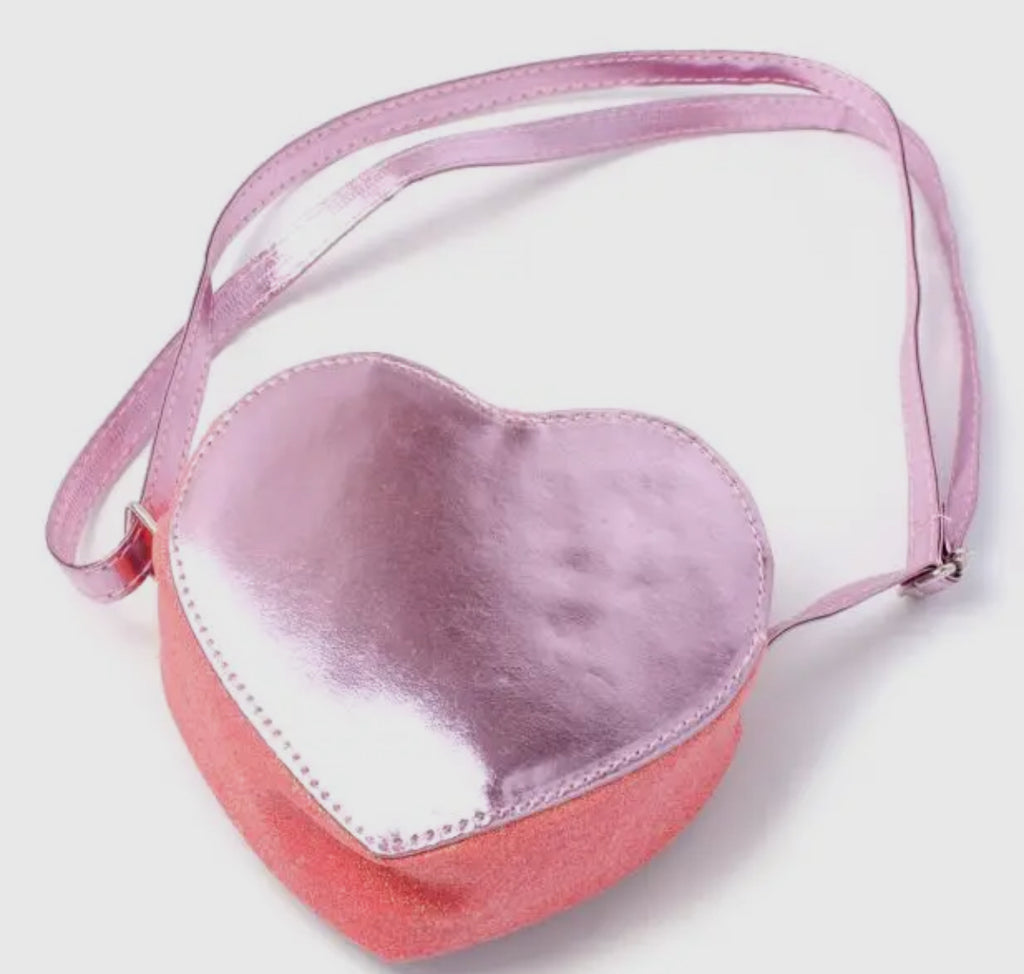 Heart Glitter Bag