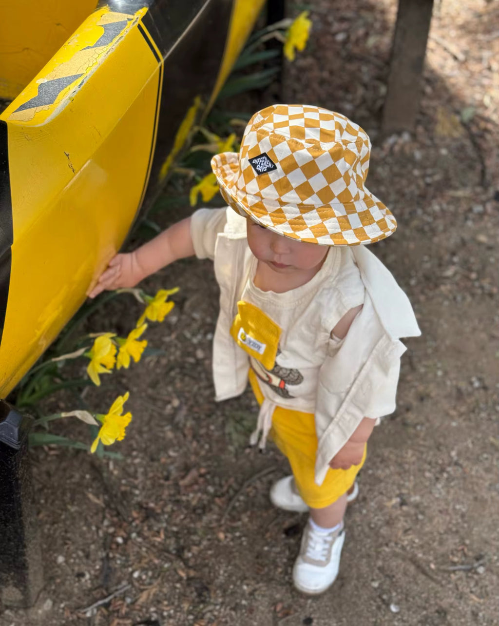 Chequered bucket hat (3 colours)