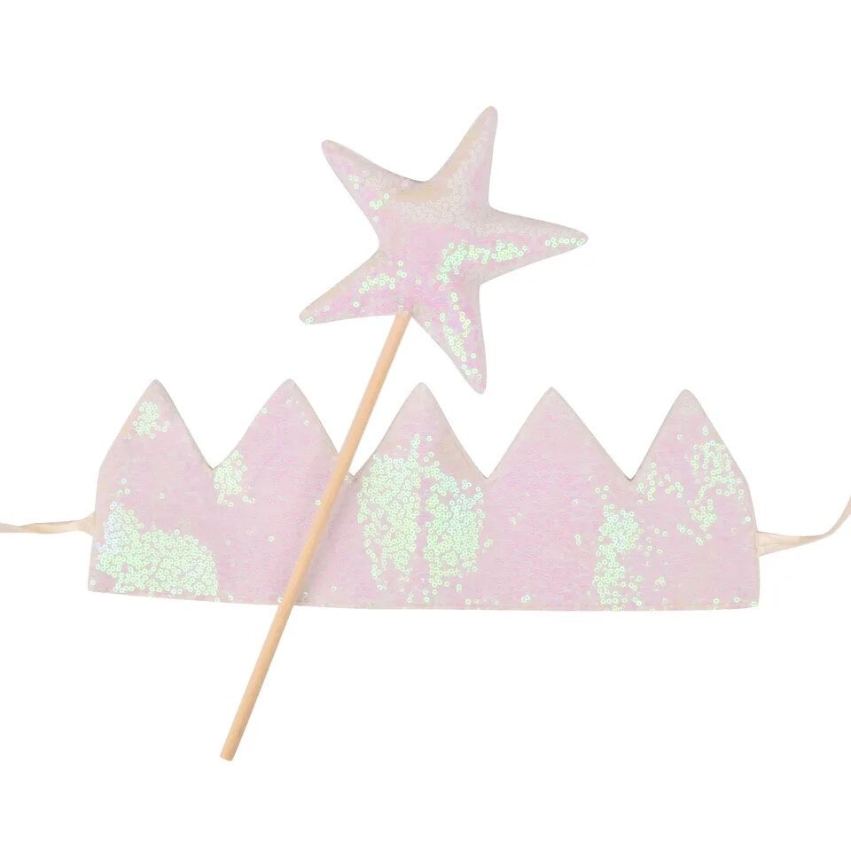 Sparkle wand and crown set