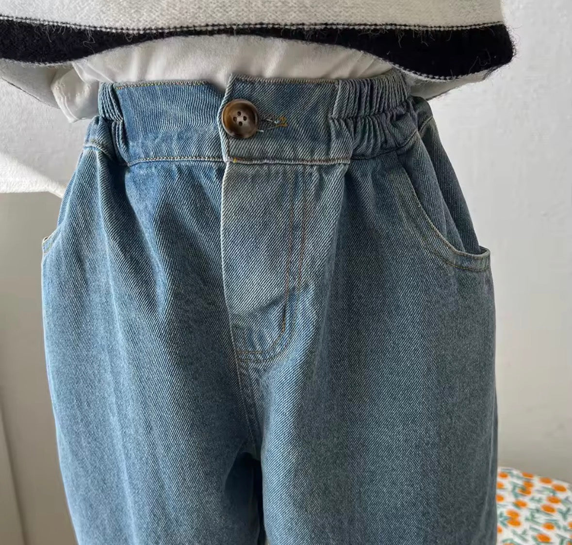 High Waist Balloon Jean