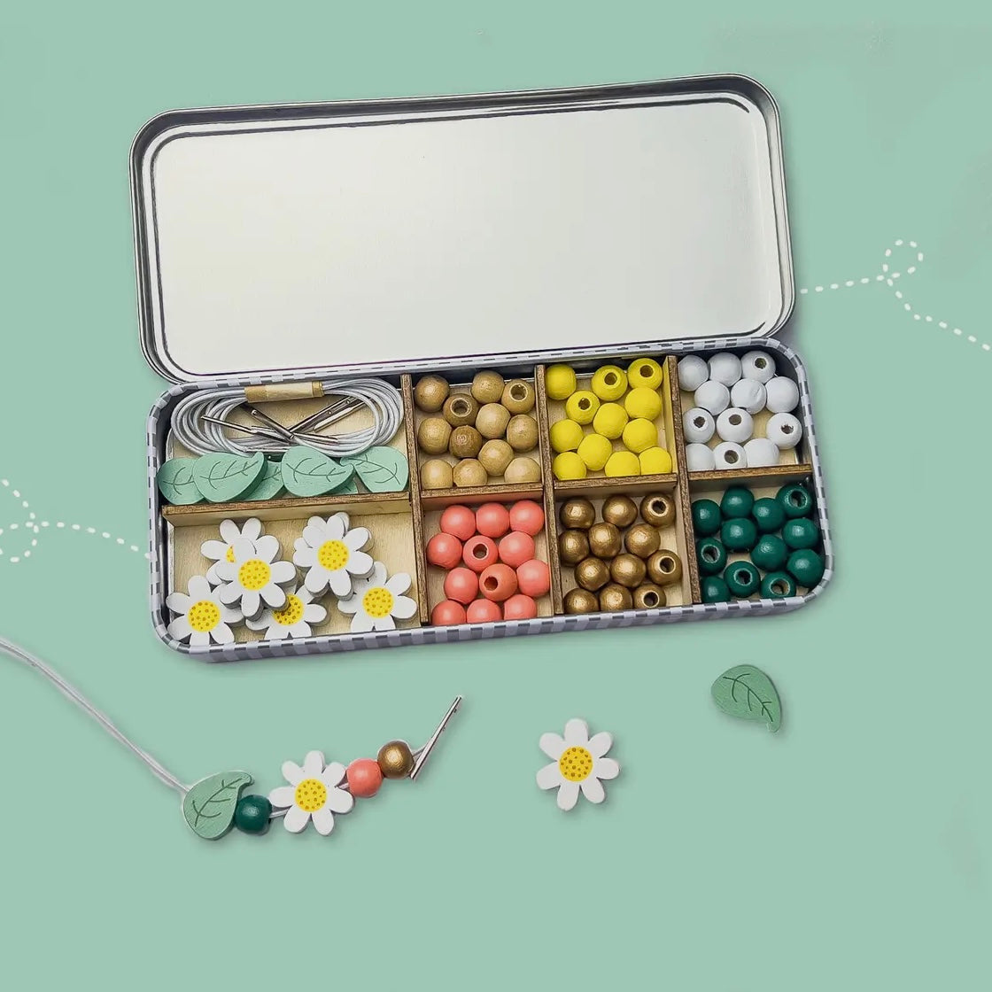 Cotton Twist Daisy Bracelet Kit