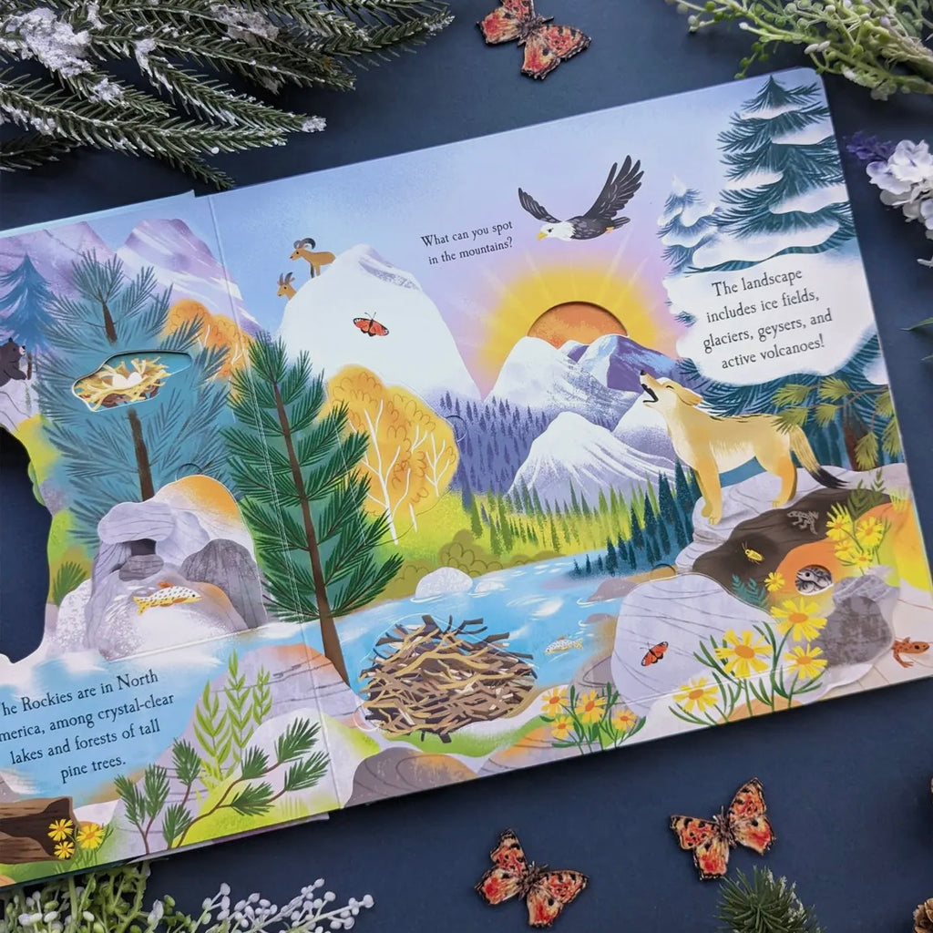 Lets explore the Mountain Die Cut Book