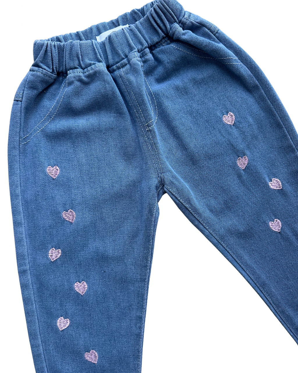 Embroidered Heart Jean