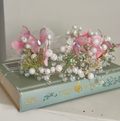 Rosa Butterfly flower crown