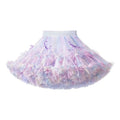 Rainbow Puff Tutu Skirt