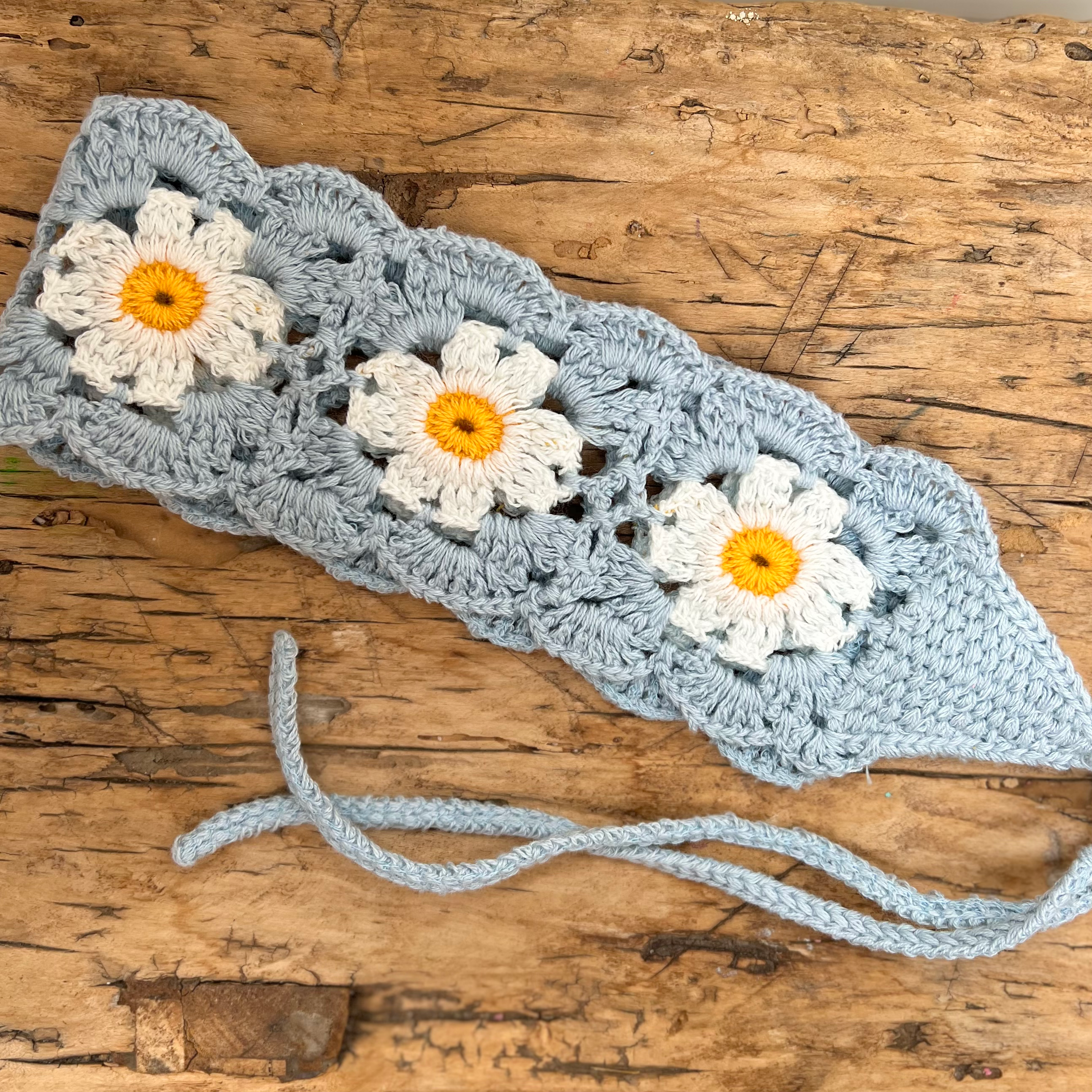 Daisy Crochet headband