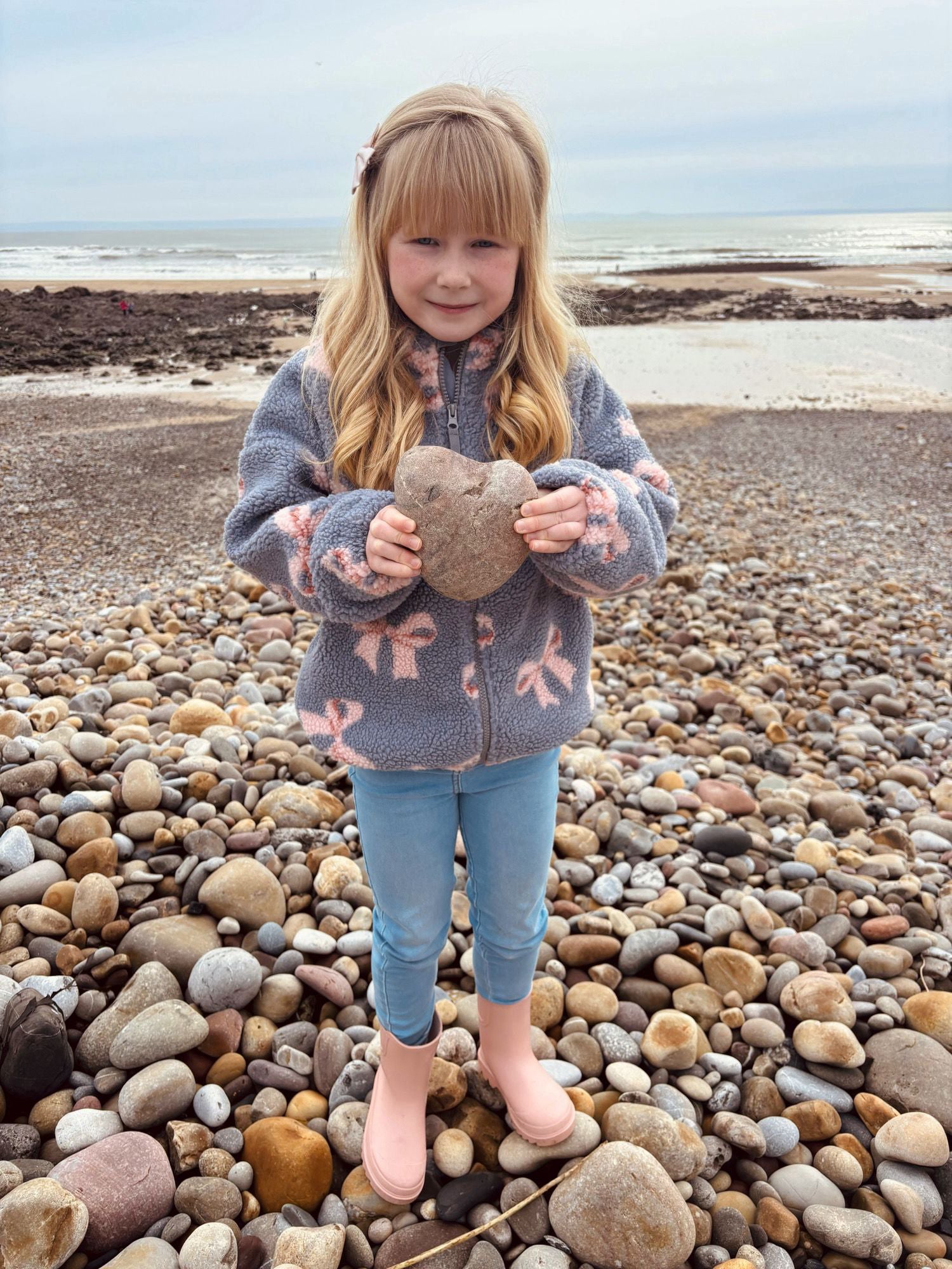Pink Bow Fleece