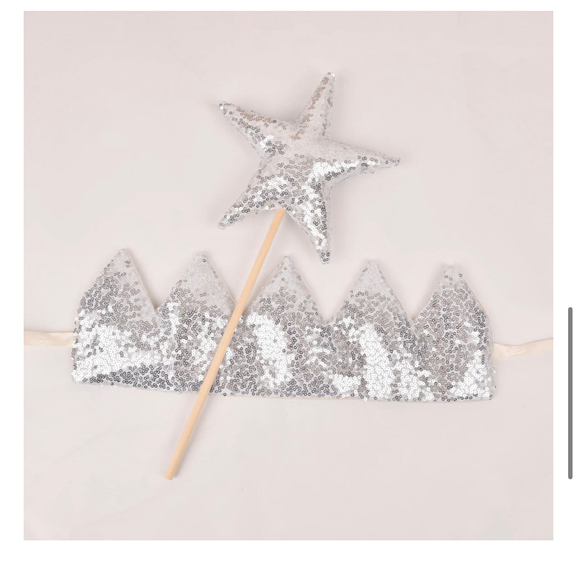 Sparkle wand and crown set