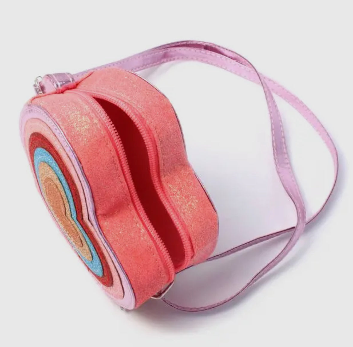 Heart Glitter Bag
