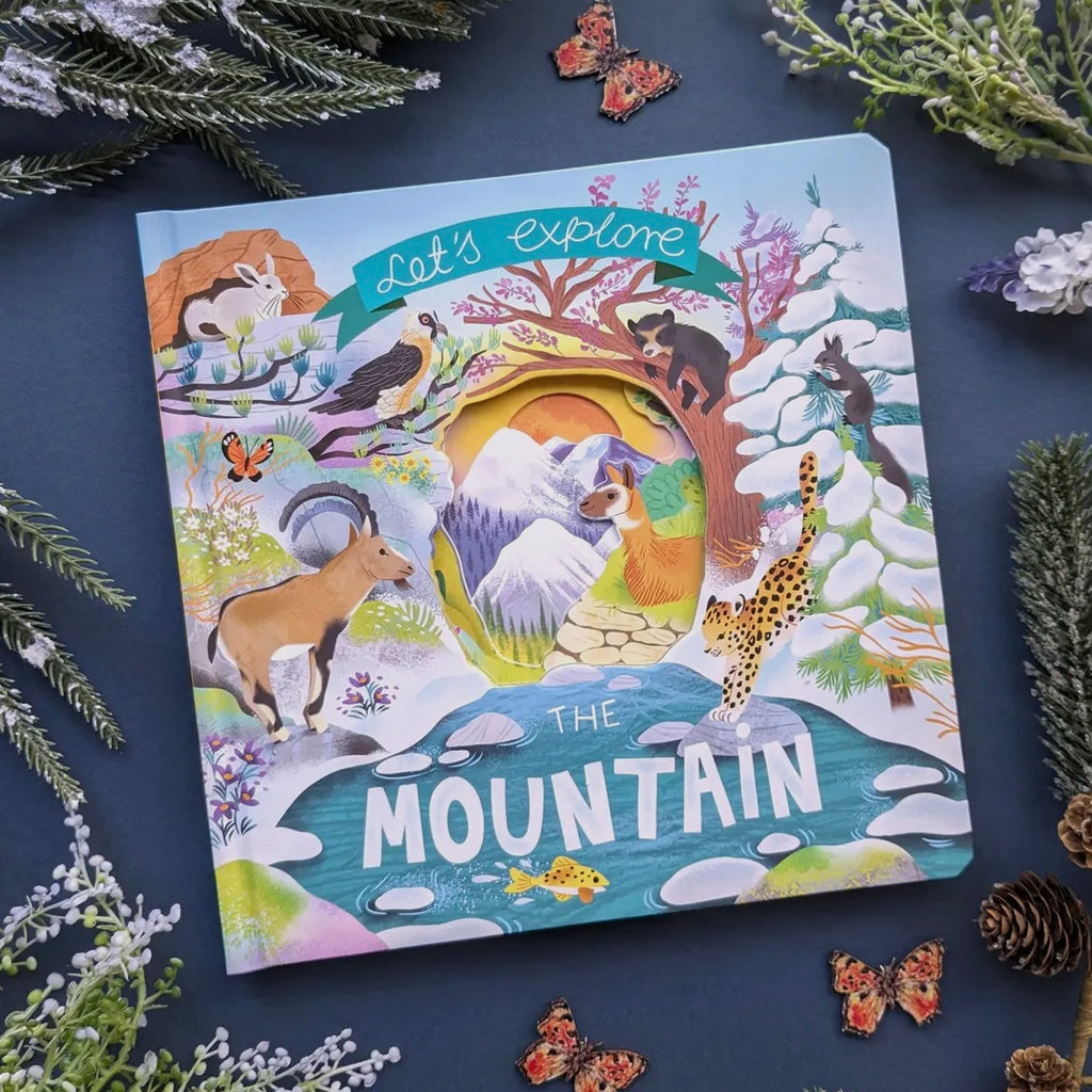 Lets explore the Mountain Die Cut Book