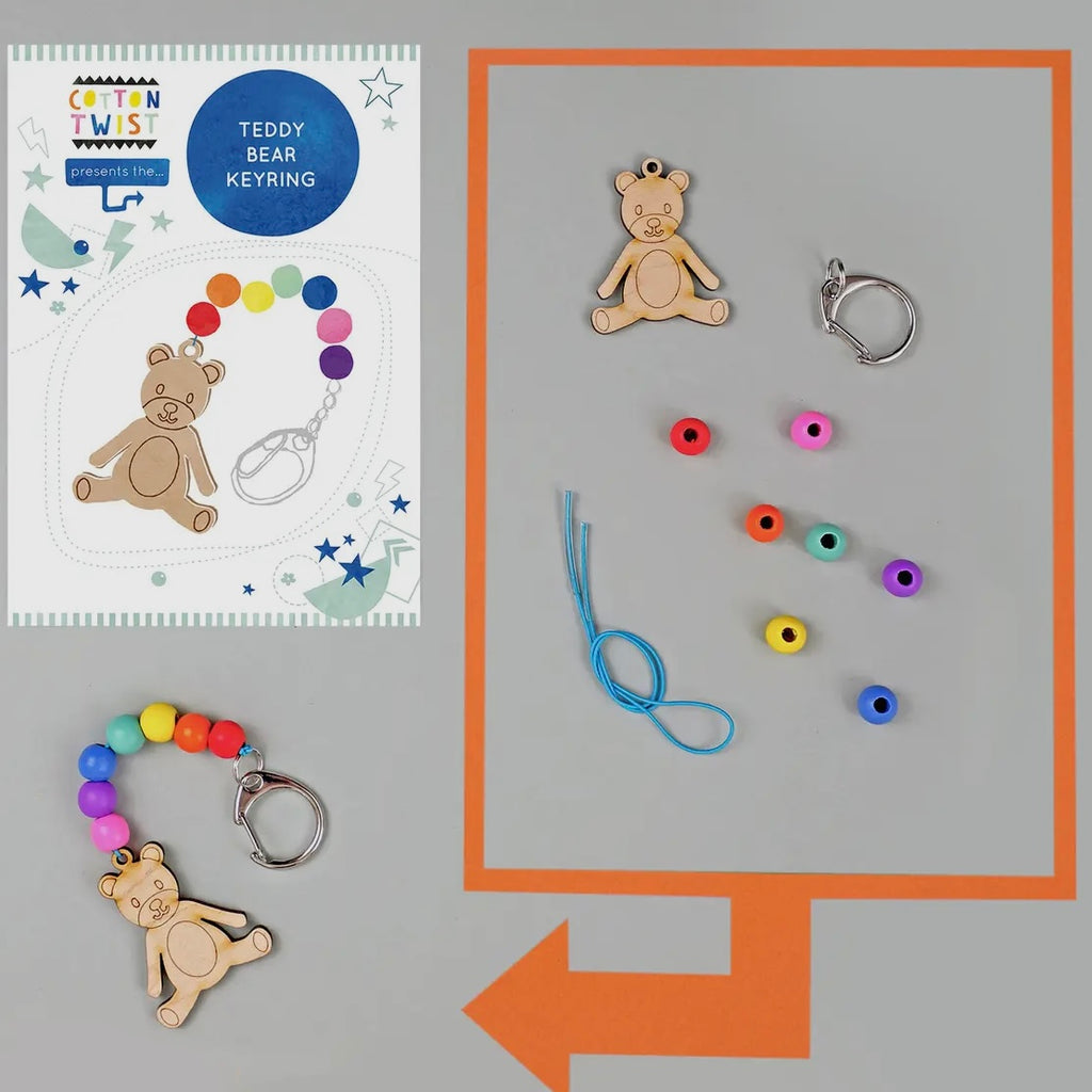 Teddy Bear keyring kit