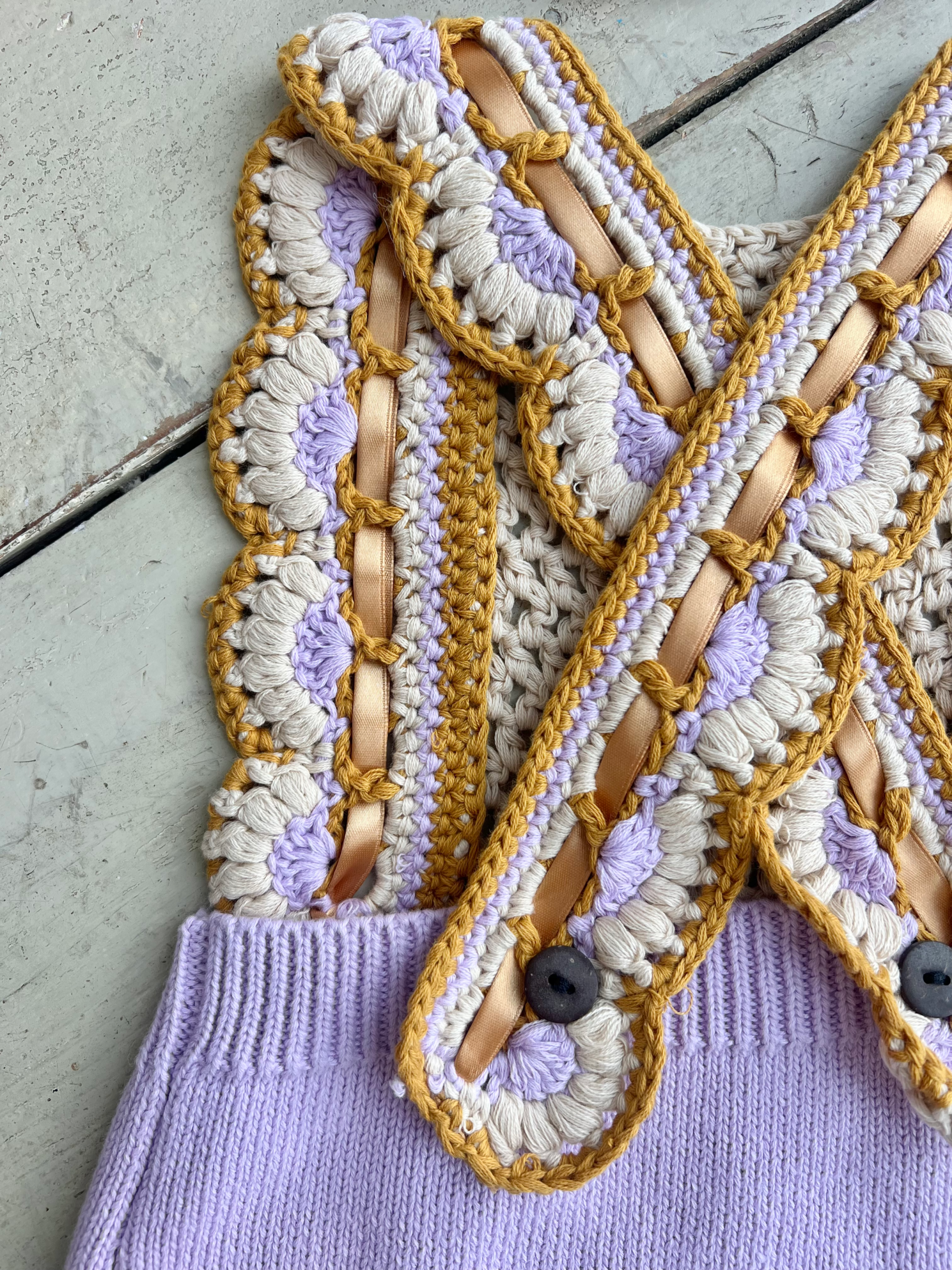 Wildling crochet romper