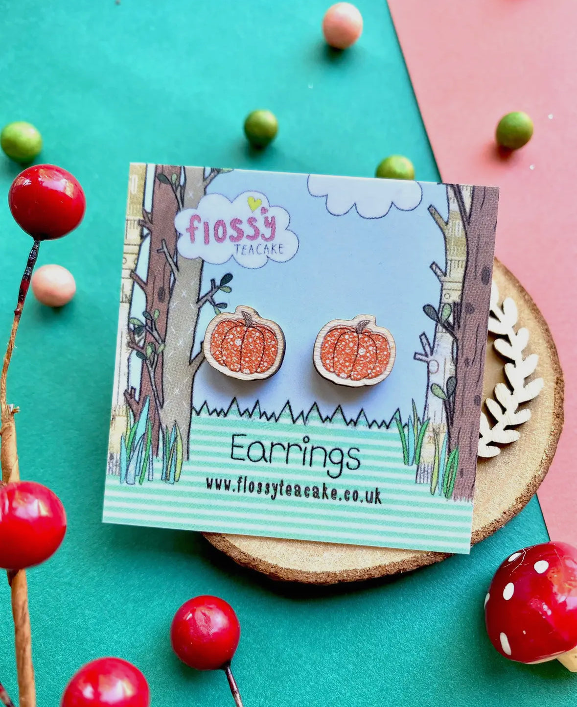Pumpkin Earrings