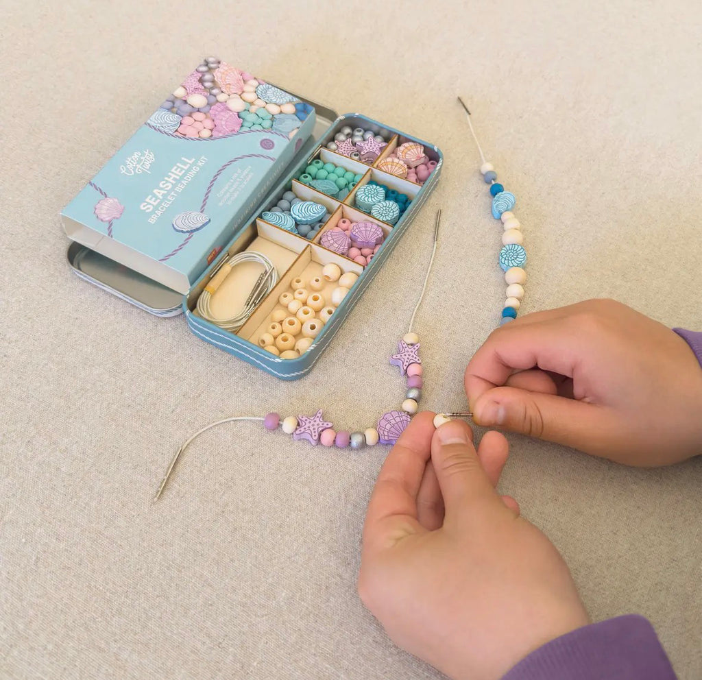 Cotton Twist Seashell bead Bracelet kit