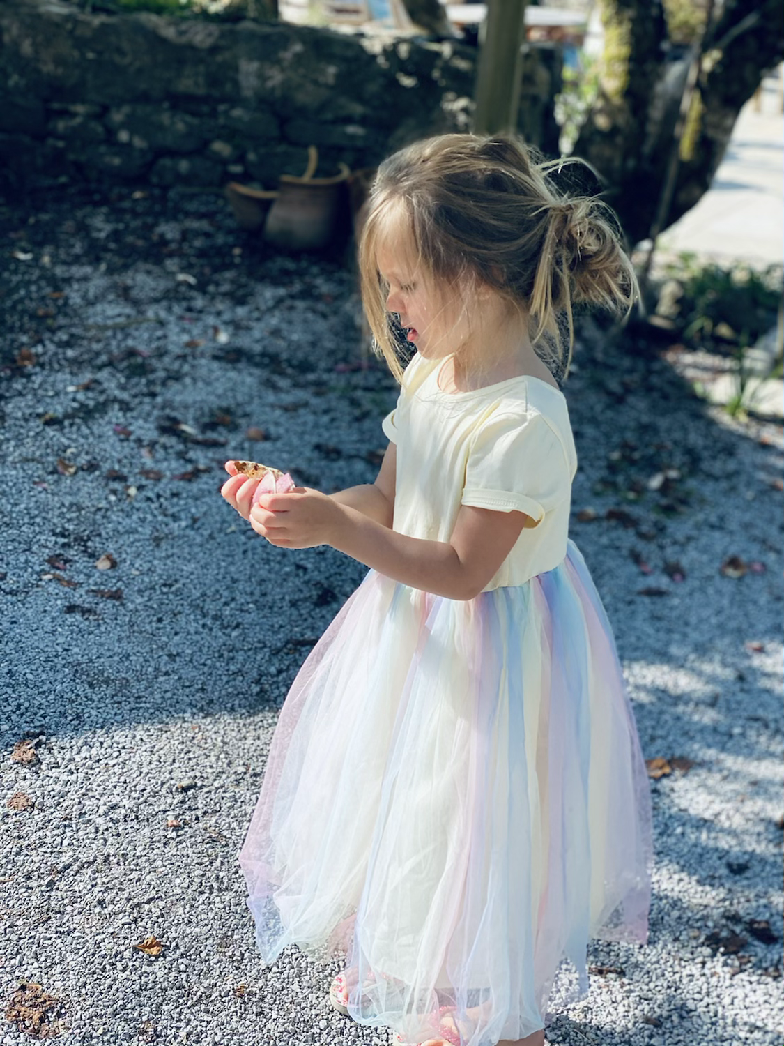 Rainbow tutu dress