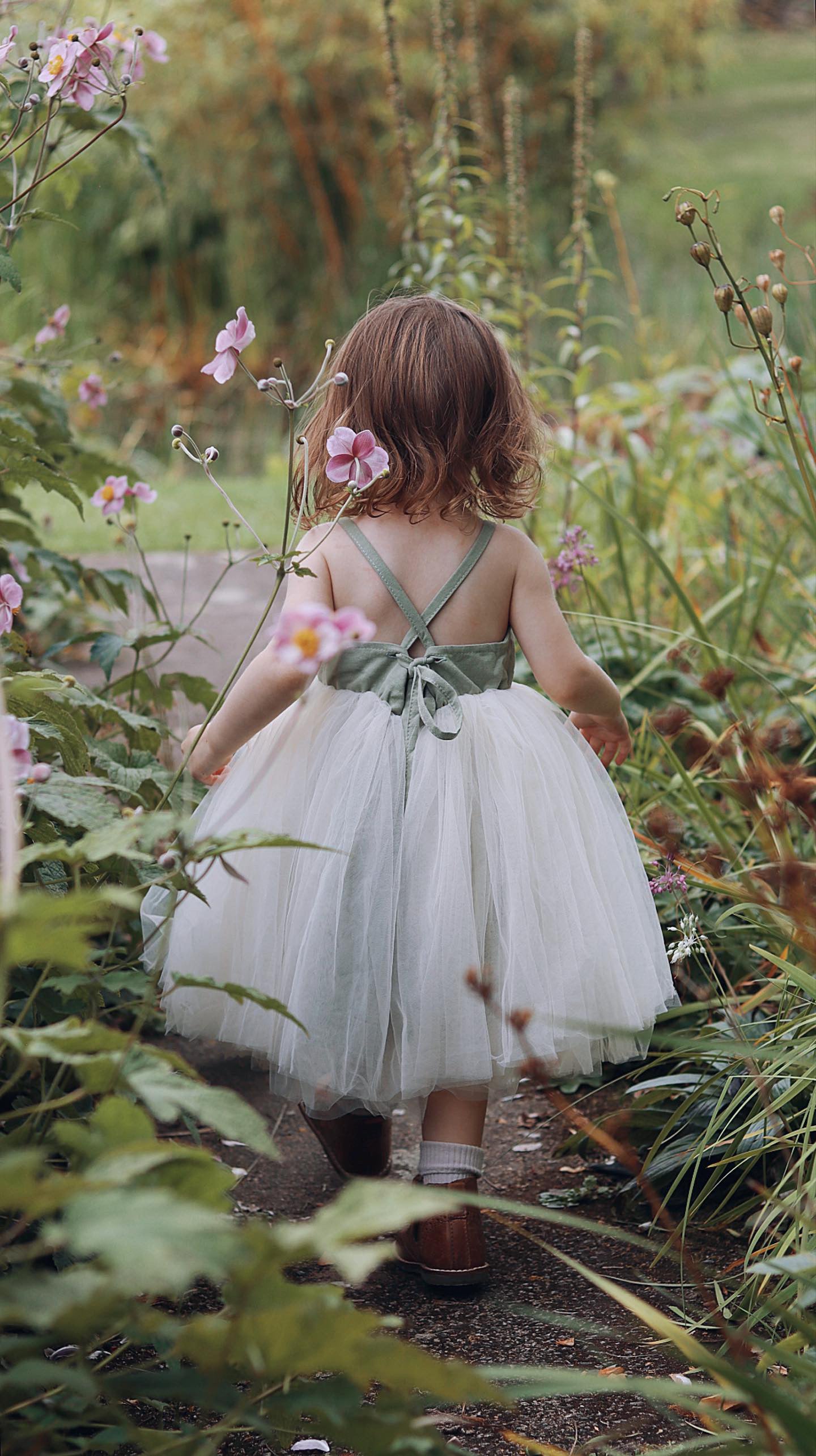 Aurora tutu dress (sage or rust)