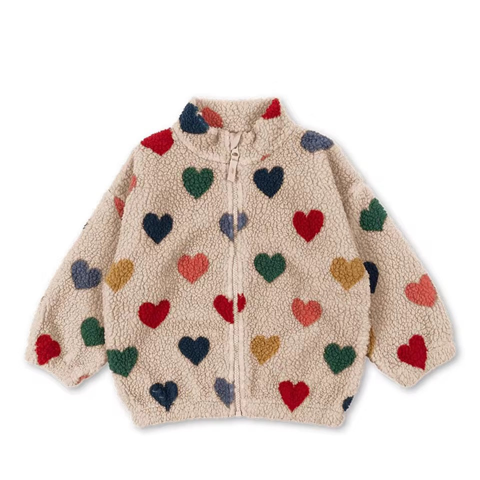 Multi Heart Fleece
