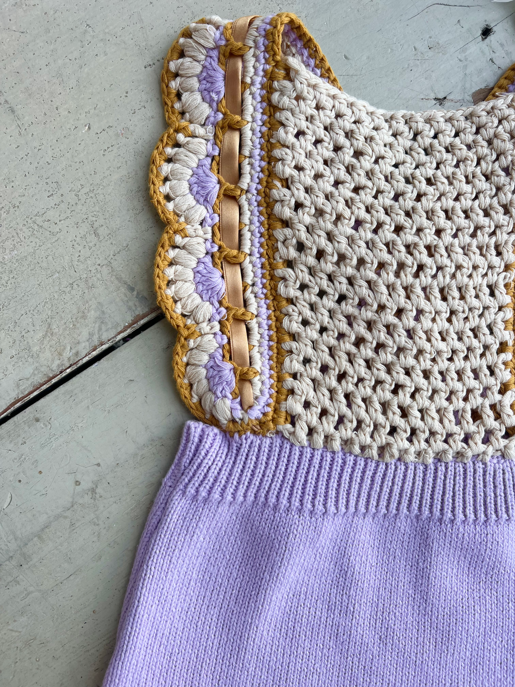 Wildling crochet romper